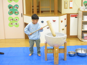 ☆おもちつき☆フェアリーイースト保育園☆