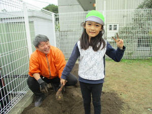 ☆年長組　いもほり☆フェアリーイースト保育園☆