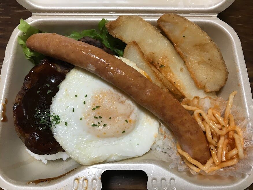 コモディイイダ ロコモコ弁当 ラッキーdiary コモディイイダ ロコモコ弁当 ラッキーdiary
