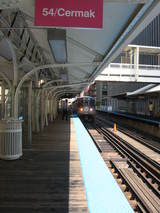 シカゴ:木製プラットホーム