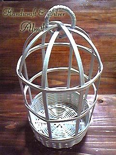 エコクラフト公募に出した作品2 鳥かごの小物入れ と抽選終了 アルマテルblog ナチュラル雑貨 シルバーアクセ製作