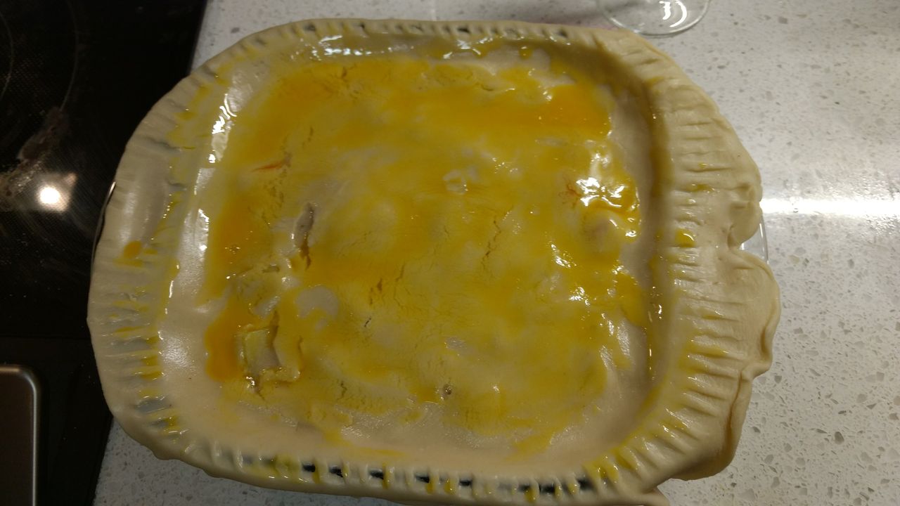 残り物ターキーポットパイエンパナーダのレシピ