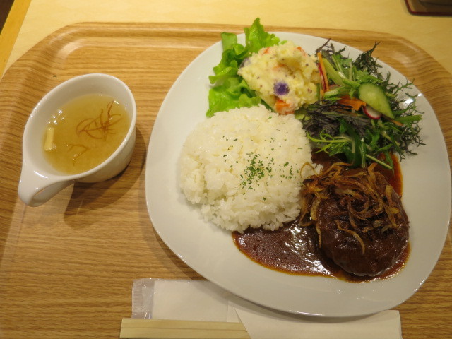 北海道の恵み 煮込みハンバーグプレート 札幌 狸小路商店街 Hugデリッシュ 東急沿線探検ブログ 北海道の恵み 煮込みハンバーグプレート 札幌 狸小路商店街 Hugデリッシュ 東急沿線探検ブログ