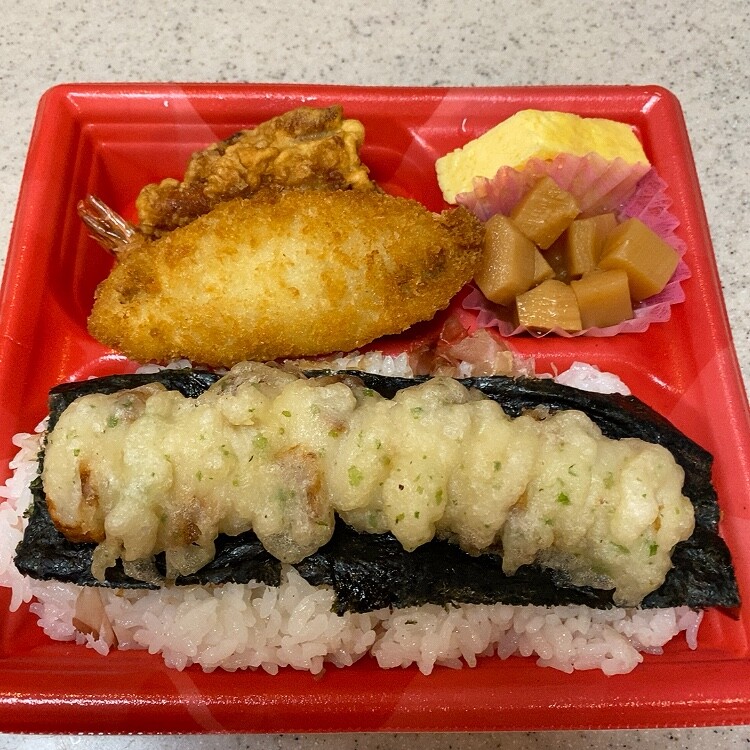 オリジンキッチンあざみ野店で デラックスのり弁当 東急沿線探検ブログ