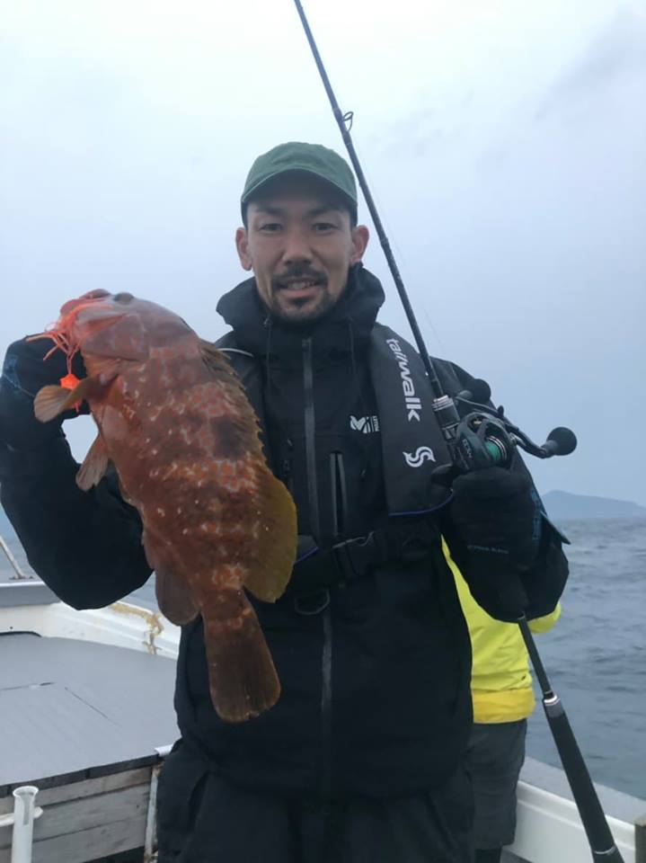 清水エスパルスのゴールキーパー 西部洋平さんの釣果写真 Tailwalk開発日記