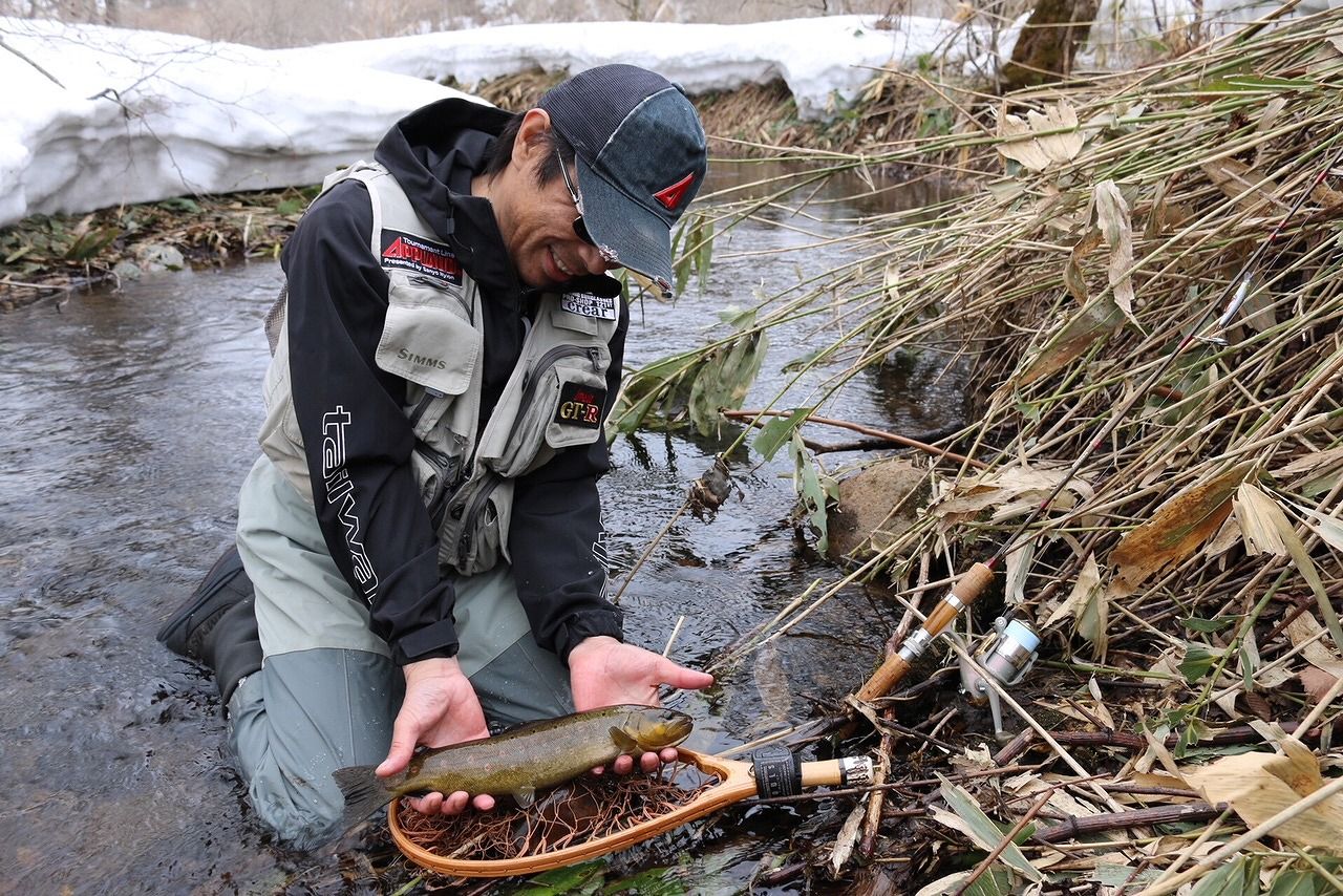 Keison Runsbackで北海道早春渓流トラウト Tailwalk開発日記 Keison Runsbackで北海道早春渓流トラウト Tailwalk開発日記