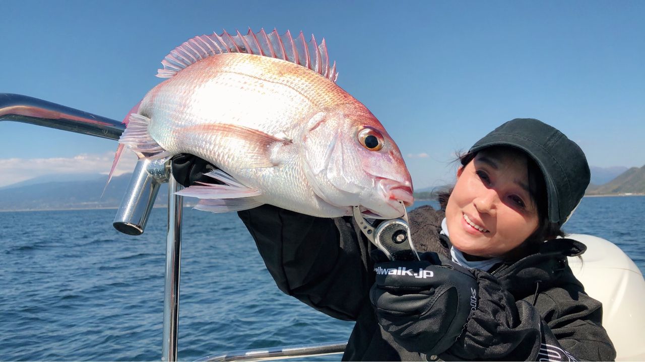女優 秋吉久美子さんタイラバ挑戦 Tailwalk開発日記