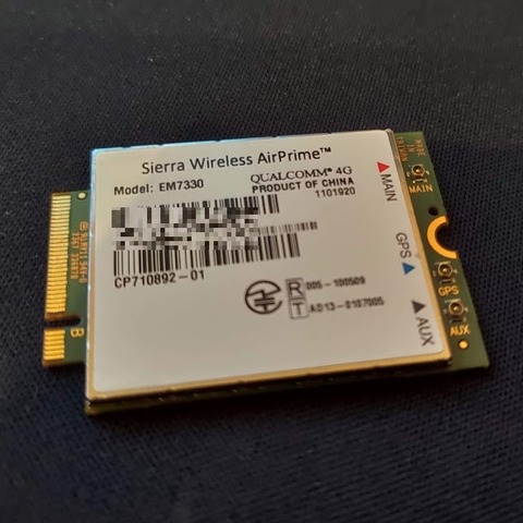 Sierra Wireless AirPrime EM7330 M.2 4G, LTE, 3G, GSM, HSPA+ WCDMA対応 WWAN ワイヤレスWANモジュール (技適あり、DOCOMO MVNO sim専用) 楽天市場】Sierra Wireless AirPrime EM7330 M.2 4G, LTE, 3G