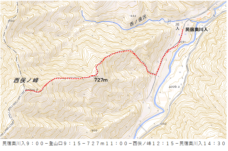 西俣ノ峰2020