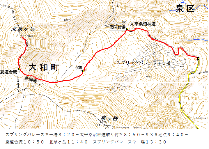 北泉ヶ岳2021
