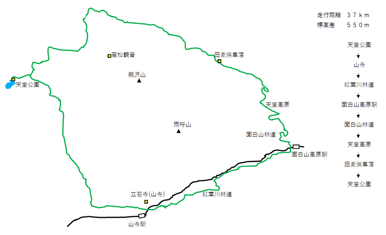 紅葉川林道2023
