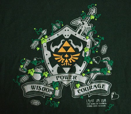 ゼルダ25周年記念tシャツ For The Time Being ゼルダ25周年記念tシャツ For The Time Being