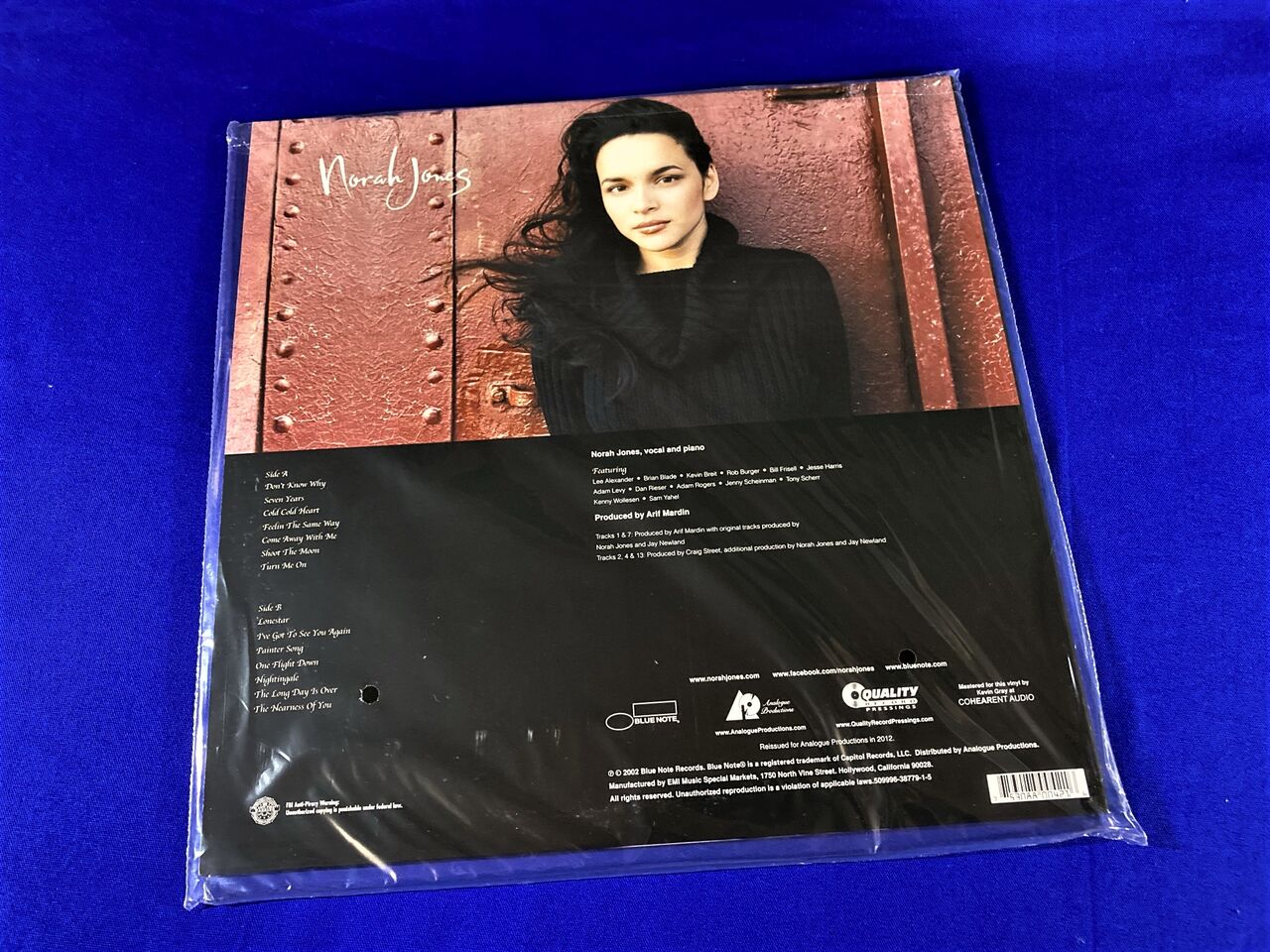 高音質アナプロ ノラジョーンズ Analogue Productions盤セット 高音質アナプロ ノラジョーンズ Analogue Productions盤セット 超高