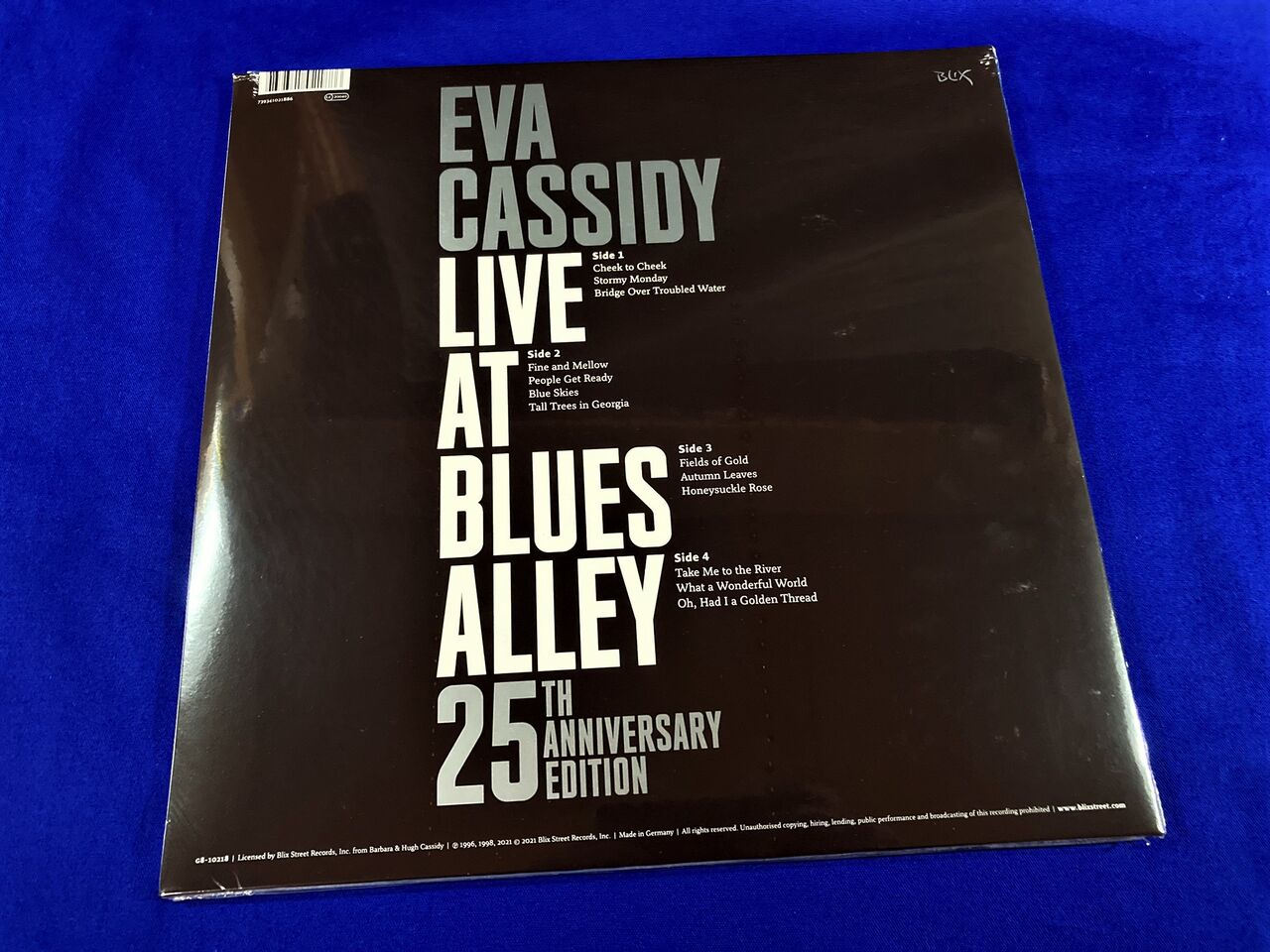 未開封 45回転 2LP エヴァ・キャシディ Eva Cassidy Live At Blues