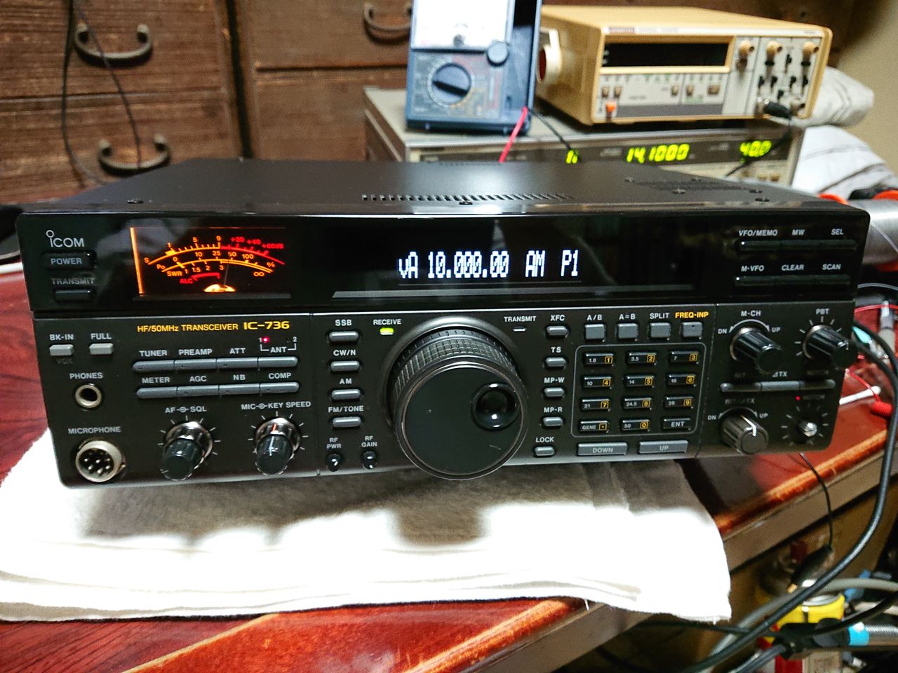 IC-736 お預かり分4 完成 : JH3MHI's Blog ルーフタワーでDXCC