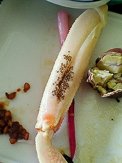 カニの足に I Leaves It