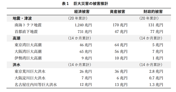 藤井巨大災害被害