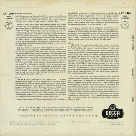 レナータ・テバルディ ヴェルディ・椿姫 DECCA LXT2992-4