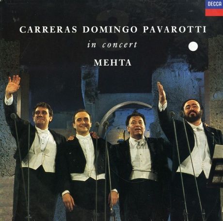 DE DECCA 430 433-1 プラシド・ドミンゴ ルチアーノ・パヴァロッティ ホセ・カレーラス ズービン・メータ CARRERAS DOMINGO PAVAROTTI in concert Terme di Caracalla Roma