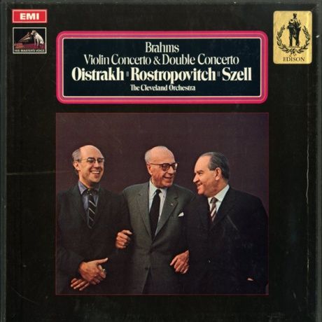 GB EMI ASD2525-2526 オイストラフ、ロストロポーヴィッチ&セル ブラームス・ヴァイオリン協奏曲&二重協奏曲