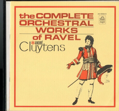 アンドレ・クリュイタンス パリ音楽院管弦楽団 ラヴェル 管弦楽全集 JP 東芝EMI AA9332D