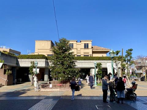 田園調布駅のパティオ