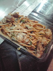 津山　ホルモン焼きうどん