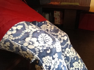 夏ズボンデビュー