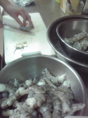 えびをシゴウする。