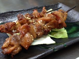 ★親鶏の串焼き にんにく醤油ダレ★