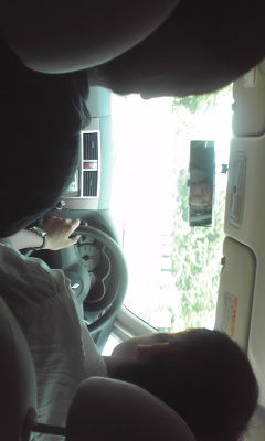 中国道を走行中