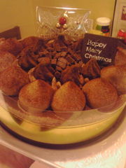 いただきました　X'mas cake