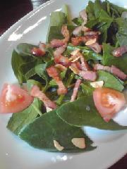ほうれん草とベーコンのサラダ