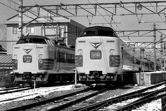 JR東日本（←日本国有鉄道）183系側面方向幕70コマタイプ JR東日本（←日本国有鉄道）183系側面方向幕70コマタイプ