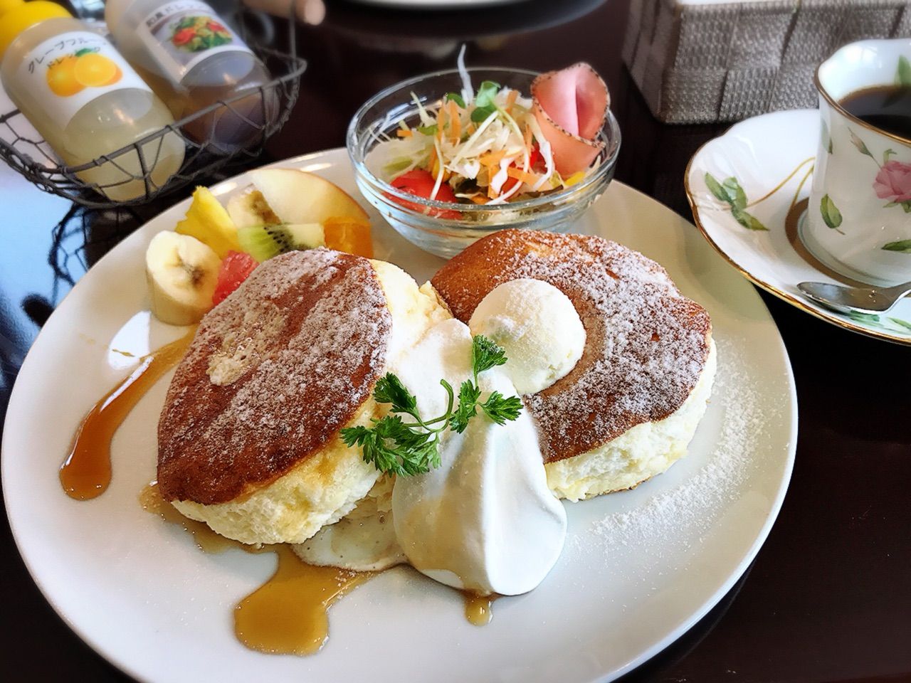 グランカフェf米子店 ふわふわパンケーキ再び 私は島根から旅に出る