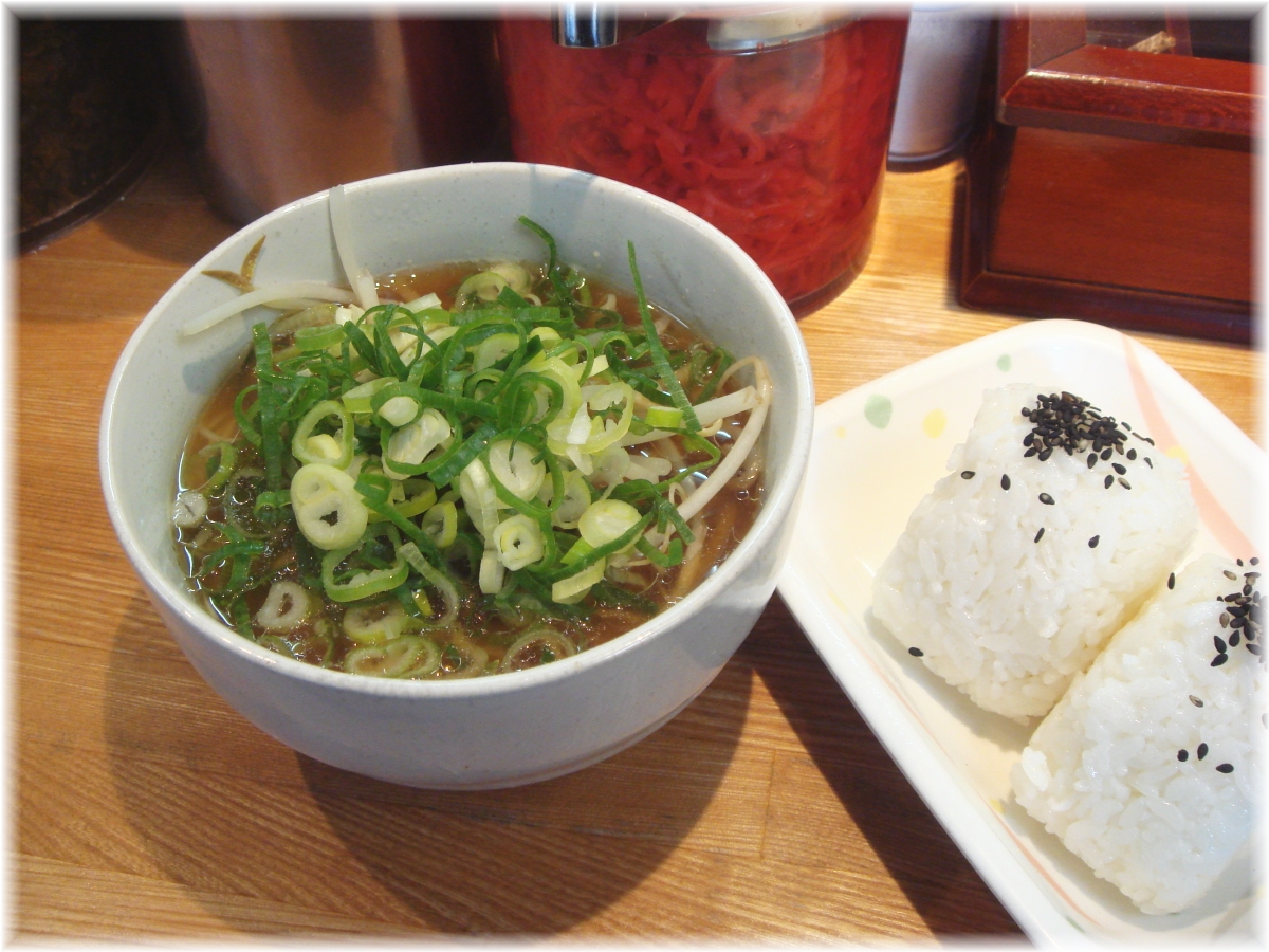 ぷらっとラーメン 博多No.3 朝ラーメンセット