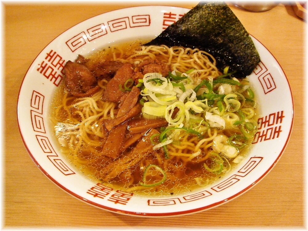 椿華亭 中華そば(煮干し多し)