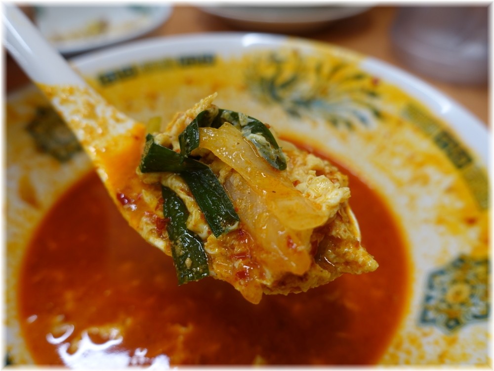 日高屋田町西口店 大宮担々麺の具2