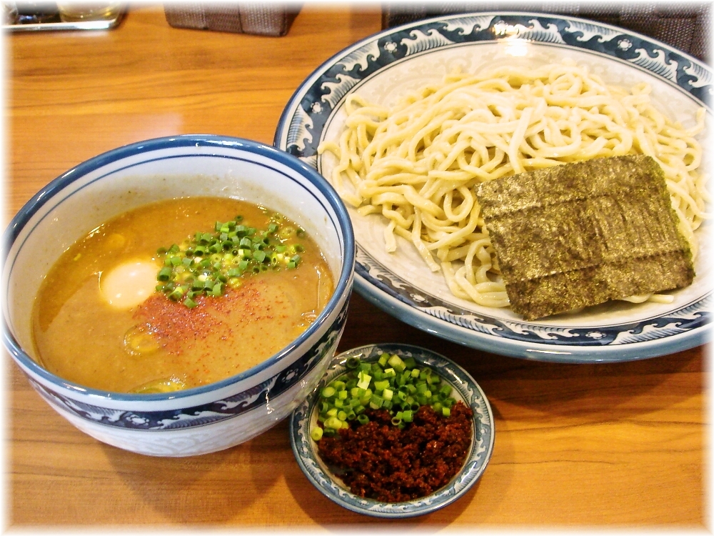 浜屋 エビ辛しつけそば+味玉