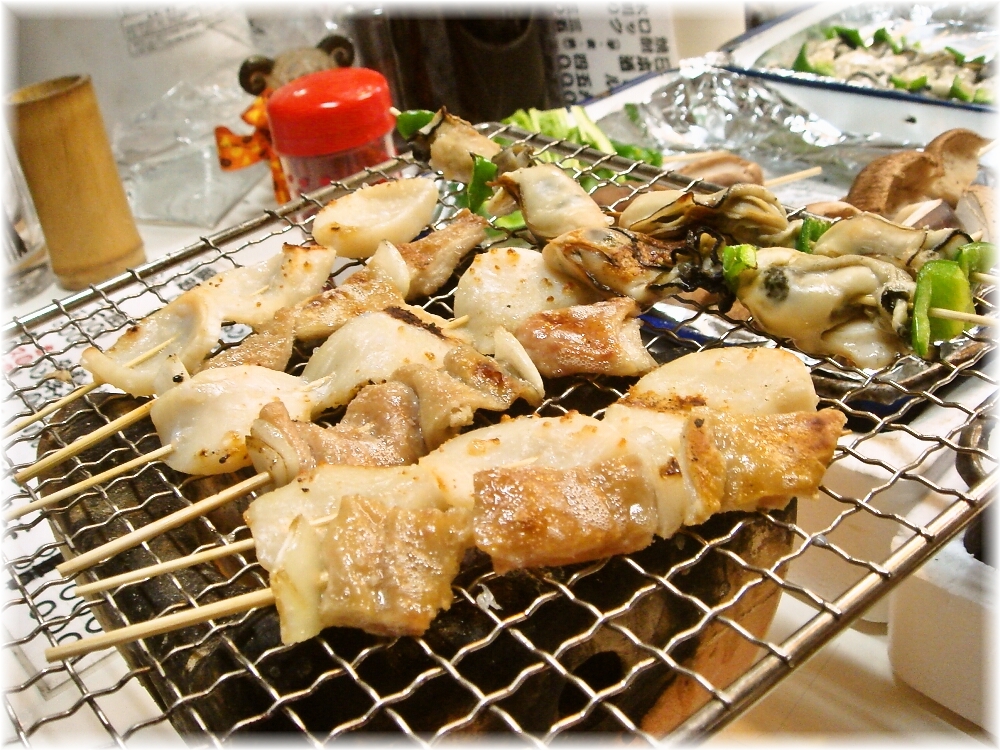 花山(屋台)2 串焼き
