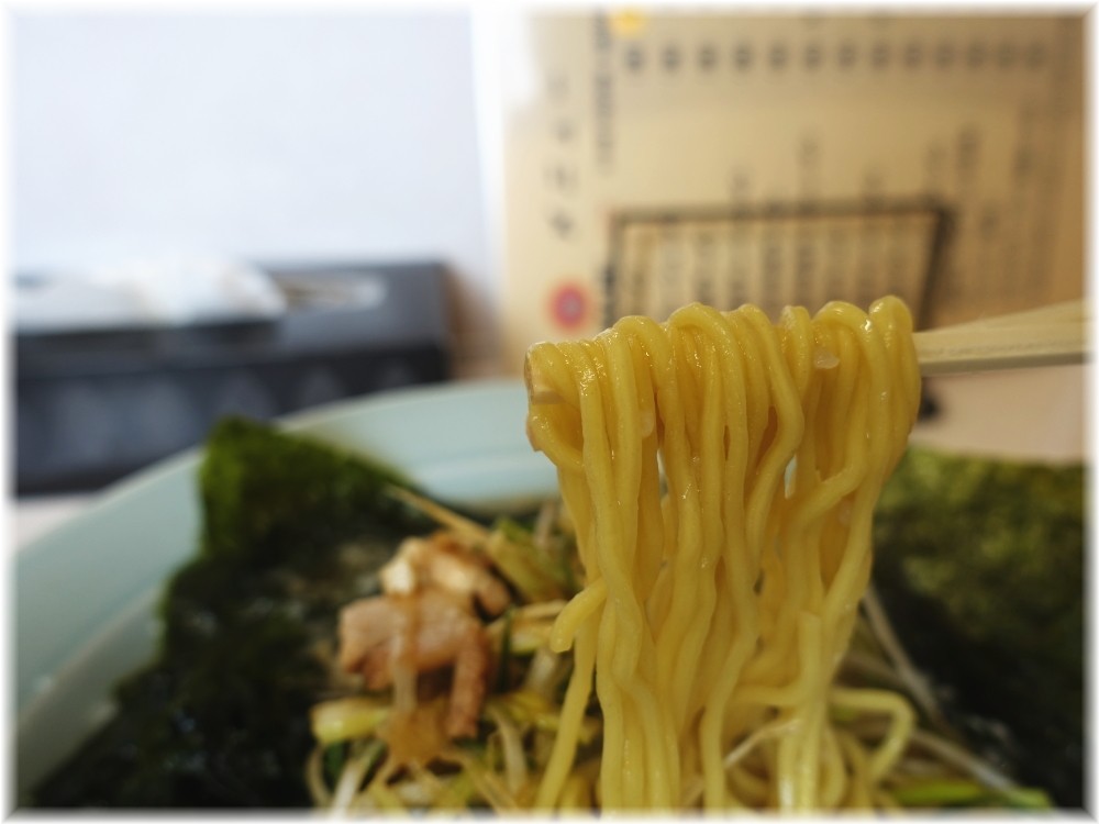ラーメンショップ片柳店 ネギラーメンの麺