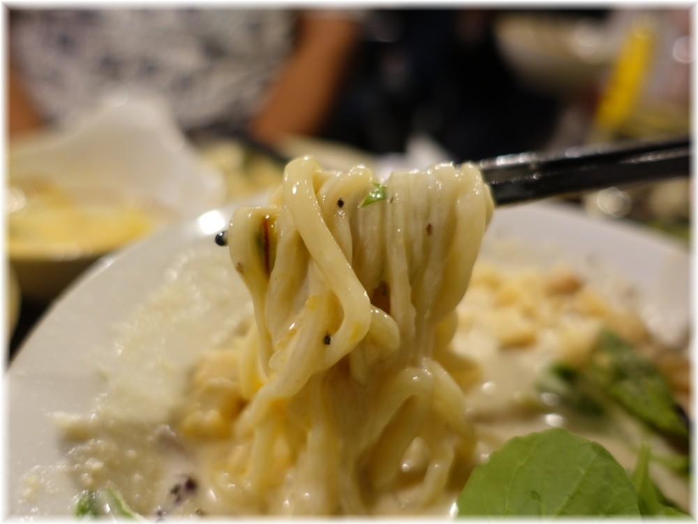 金町製麺11 ヴィシソワーズ風冷製ラーメンの麺