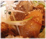 元祖原宿ばさらか1994 とろ角煮丼のアップ