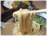 豚骨世界大大 ラーメンの麺
