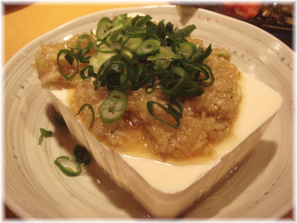 博多らーめん由丸 ネギ豆腐みたいの