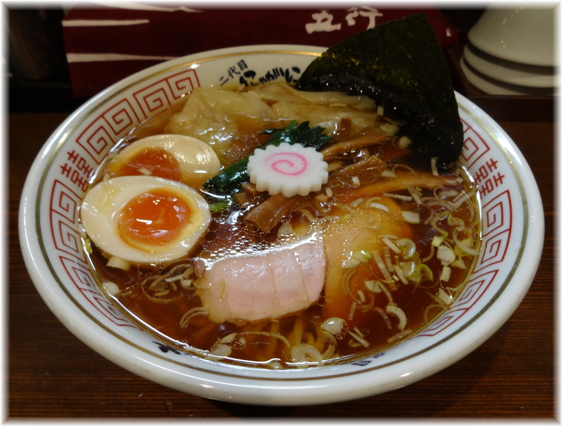 二代目にゃがにゃが亭 わんたんそば+味付け玉子