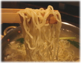 銀座ほんじん(博多もつ鍋) 中華麺2