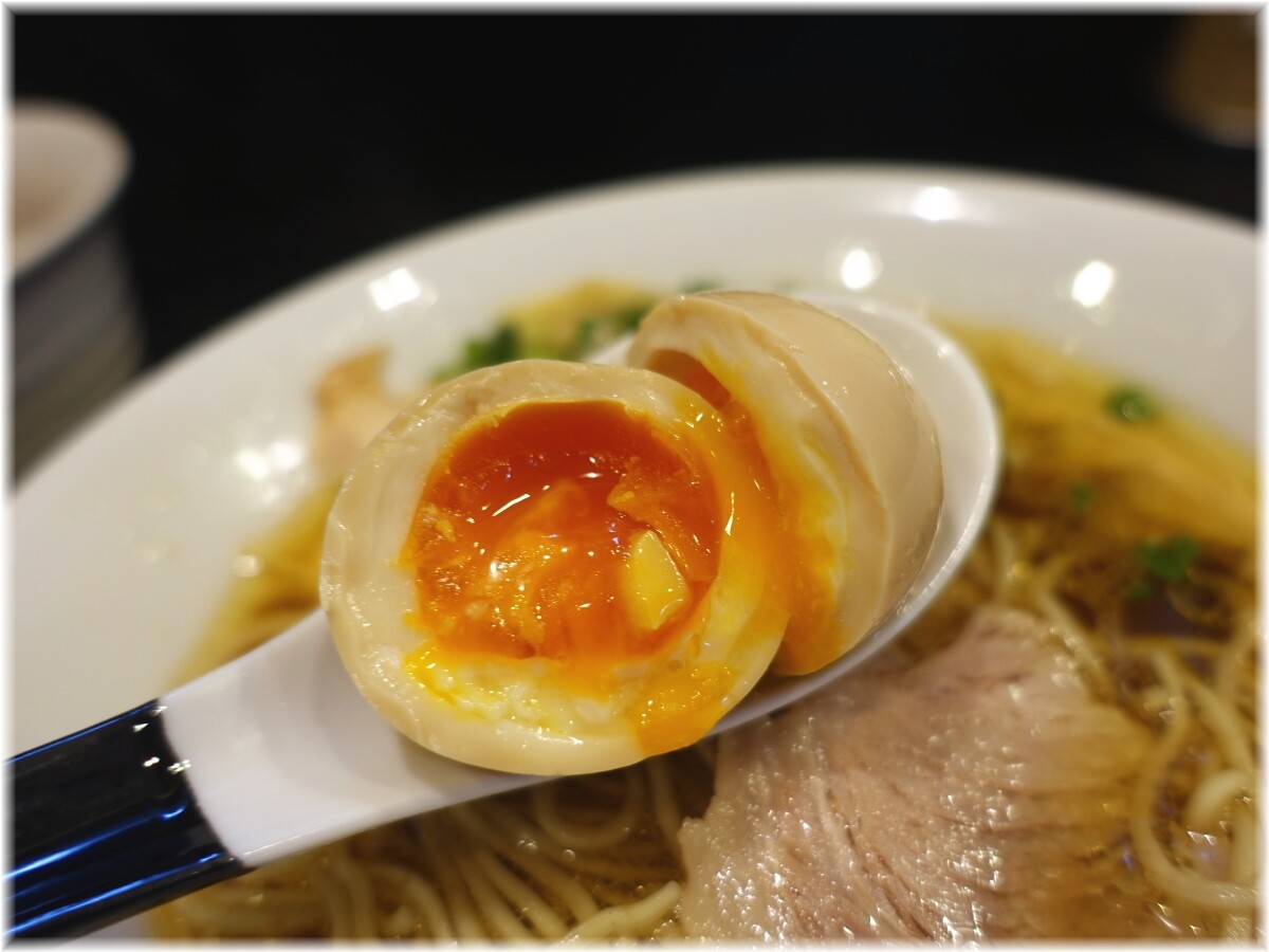 麺屋中川會住吉店 特製醤油そばの味玉