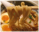 麺屋にゃみ 煮干豚骨味玉の麺