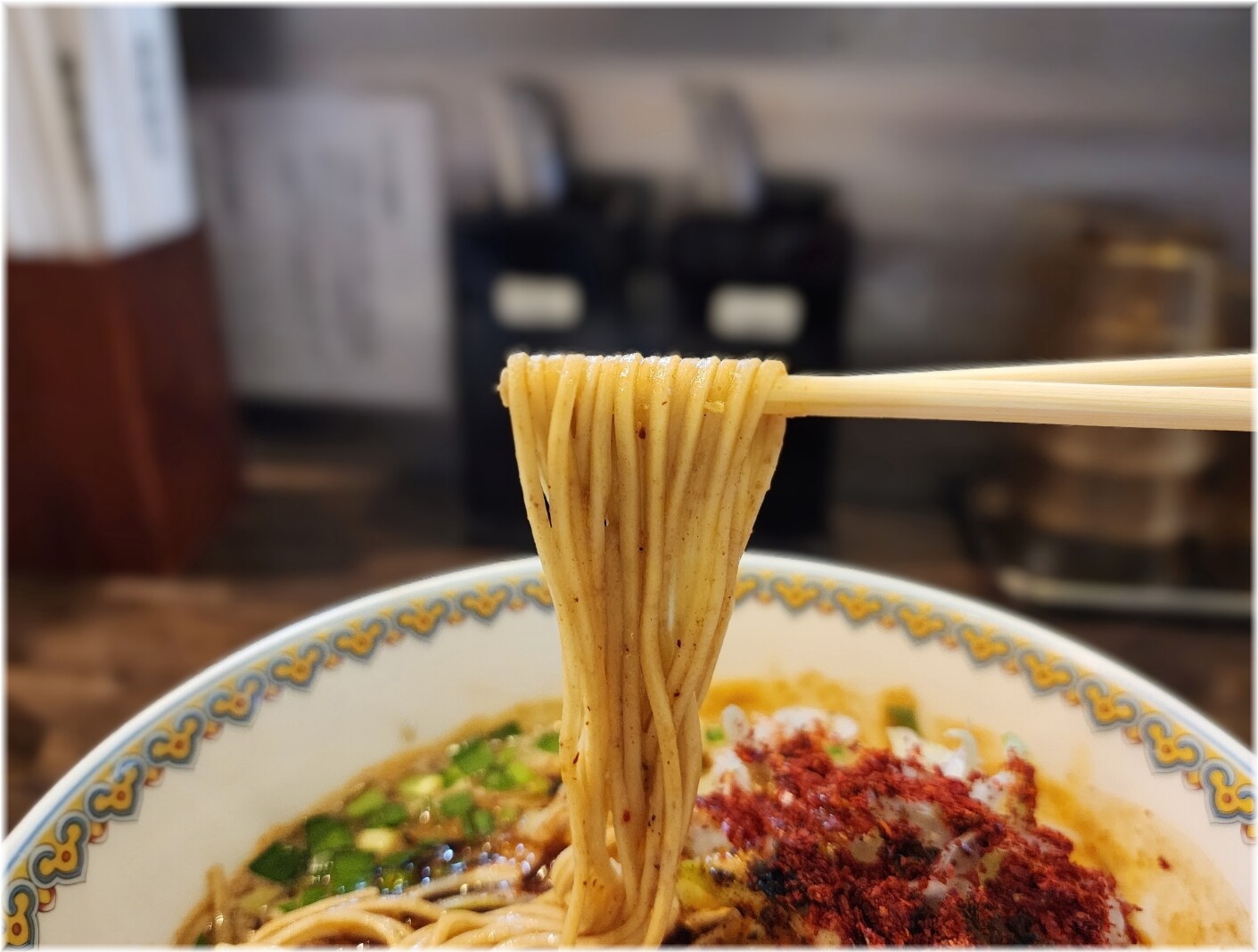 雲林坊秋葉原店2 汁あり担担麺の麺